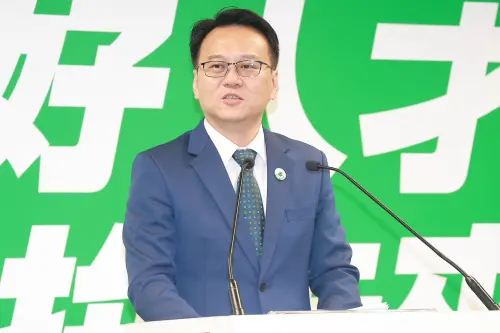 ▲民進黨徵召前立委莊競程參選新竹市長。（圖／記者葉政勳攝，2026.04.15）