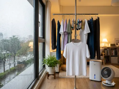 變天了！衣服曬不乾、有臭味怎麼辦　5招搭曬衣神器：租屋也不怕