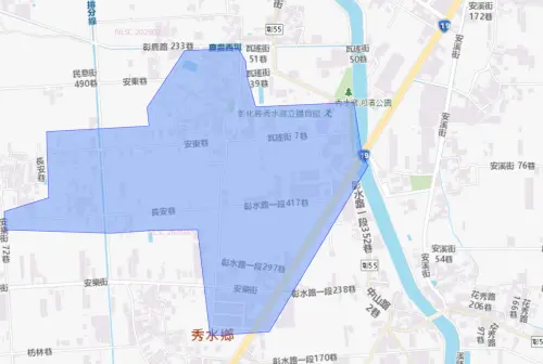 ▲彰化縣4月16日停水影響範圍。（圖／台灣自來水公司water.gov.tw/）