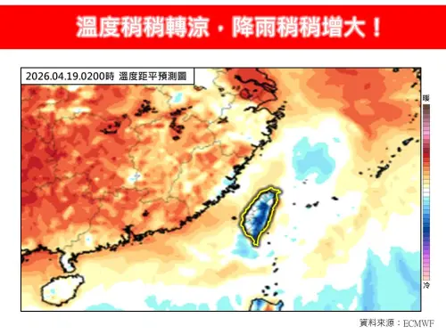 4/16~4/22天氣》春雨鋒面明起襲台！台中以北濕涼　週末雨區出爐