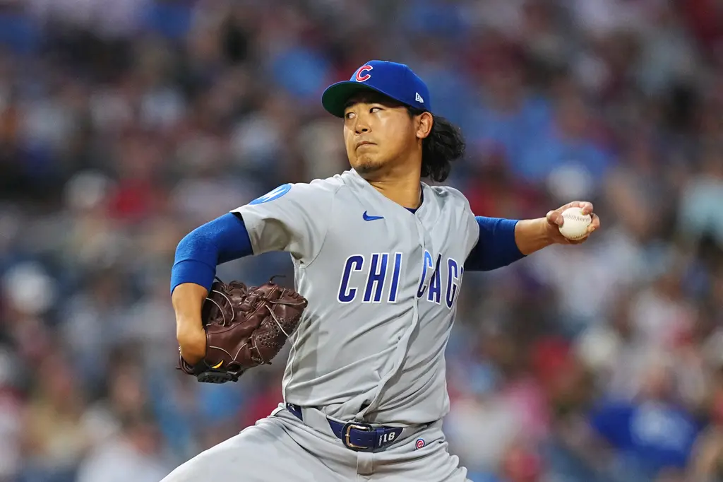 ▲芝加哥小熊先發左投今永昇太，今日先發主投6局狂飆平美職生涯紀錄的11次三振僅失1分，順利奪得個人本季首勝。（圖／美聯社／達志影像）