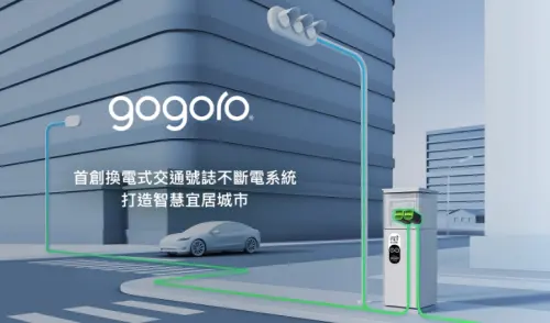 ▲Gogoro在2021年時就和遠傳電信合作開發「智慧交通號誌不斷電系統」，為解決城市無預警停電造成交通號誌失靈的風險。（圖/Gogoro官網）