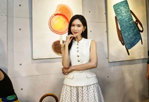 ▲林志玲提到好的空調會是媽媽育兒的最佳「情緒控管機」。（圖／攝影吳翊緁攝）