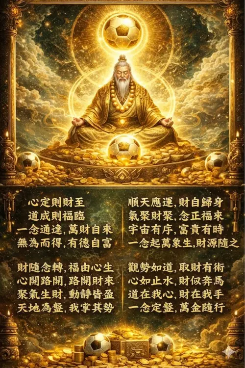 2026世足賽倒數 運彩公會理事長揭秘「心定則財至」真言