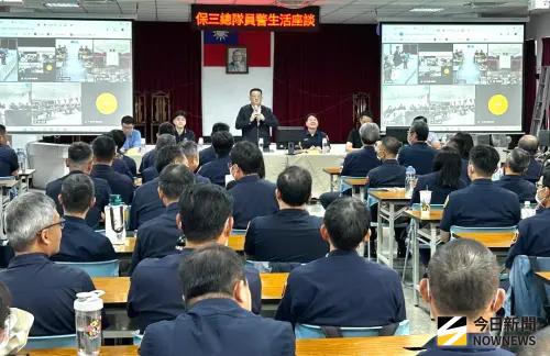 護治安慶生提振士氣！保安第三總隊舉辦員警生活座談及慶生會活動