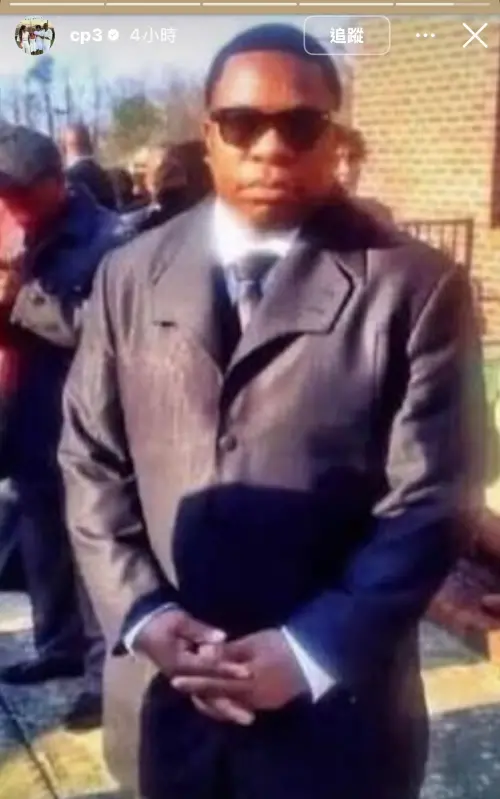 ▲今日快艇慘遭勇士淘汰，保羅在限時動態貼出一張著名的黑人梗圖，意指「親自參加宿敵葬禮，並確保他們真的走了」。（圖／翻攝自保羅IG）