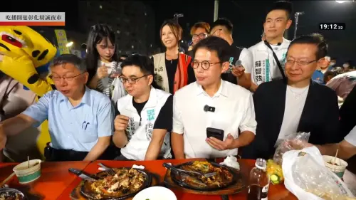 ▲網友覺得王安祥（右一）像趙少康、吳韋達像卓榮泰。（圖／民眾黨彰化縣黨部提供，2026.04.16）