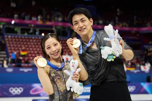 ▲隨著退役消息曝光，兩人近期在奪金後的採訪內容再次成為焦點。（圖／國際滑冰總會ISU）