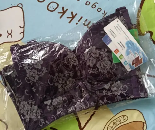 ▲信徒努力在路邊發放36D的女性內衣，結果根本沒幾個人可以拿，笑翻許多網友，有信徒帶回家給老婆試穿，結果尺寸也不合。（圖/Threads）