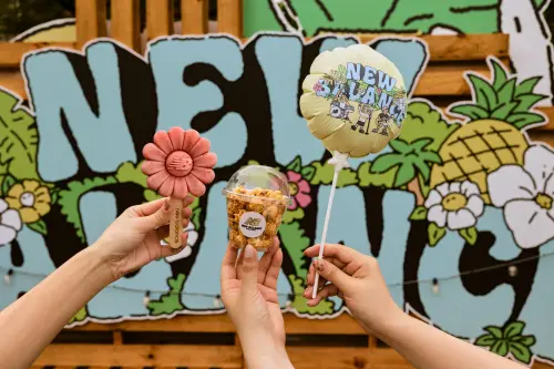 ▲超可愛好禮有樂遊氣球、造型雪糕、爆米花等。（圖／New Balance提供）