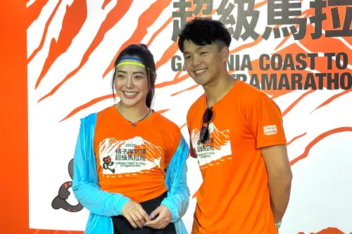 ▲本屆賽事的一大亮點，是首度增設並開放報名的「82公里挑戰組」。去年剛從鐵人三項職業賽場退役的「鐵人夢想家」吳承泰，特別選擇這場賽事作為他「退役後的極限首戰」。（圖／記者陳昱慈攝）