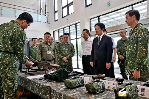 賴清德視導步訓部　關心基層官兵訓練與生活