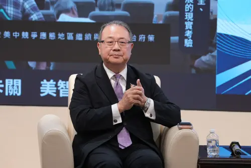 淡江大學戰略所副教授黃介正。（圖／記者王郁勳攝）