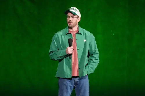 ▲元祖「美國隊長」克里斯伊凡，也回歸《復仇者聯盟：末日崛起》，同樣出席了CinemaCon的盛大造勢活動，他的角色在預告片的最後成為焦點，讓人充滿期待。（圖／美聯社／達志影像）