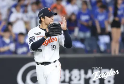 ▲王彥程昨吞下賽季首次敗投，防禦率仍有1.59。（圖／取自韓華鷹官方）