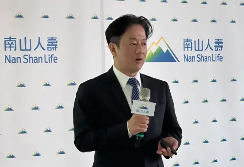 ▲南山人壽財務長蔡昇豐。（圖／記者顏真真攝）