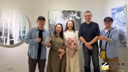 雄崗美術館「幽光」聯展　三位藝術家探索光與時間的滲透游移