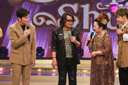 ▲沈文程（中）上白冰冰（右二）節目，自爆早年被黑道盯上的內幕。（圖／民視提供）