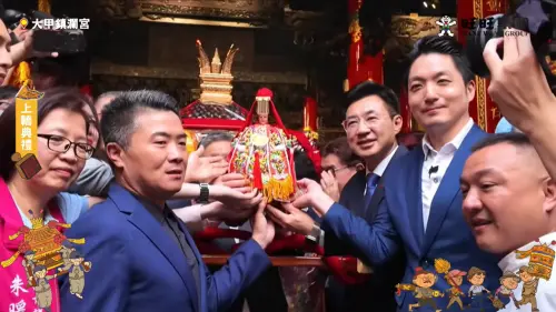 參與大甲媽上轎有母雞氣勢？　蔣萬安笑呵呵：期待跟江啟臣打拚