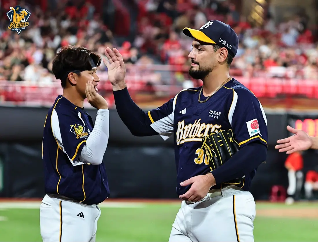 ▲中信兄弟洋投勝騎士前役忍著胃痛撐滿6局投球，他坦言是第一次遇到這種情況，但任誰不舒服都會想完成工作。（圖／中信兄弟提供,2026.4.18）