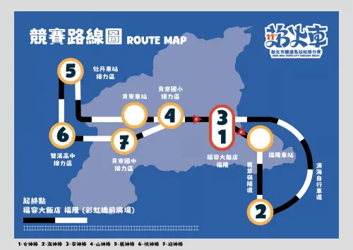 ▲「2026新北鐵道馬拉松接力賽」完整路線圖（圖／北鐵道馬拉松接力賽官網）