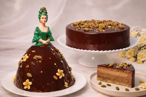 母親節話題蛋糕6選／杜拜巧克力、食用花製作　致敬「翠玉白菜」