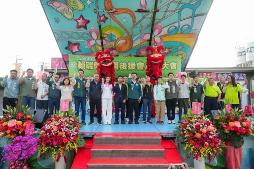 賴瑞隆首場地方後援會　林岱樺任賴瑞隆林園後援會總會長