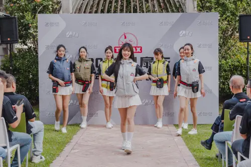 ▲崧隆實業TUMAX推出風扇衣，今日舉辦2026年新品發表，主打全系列抗UV認證與多樣化配色，（圖／業者提供）