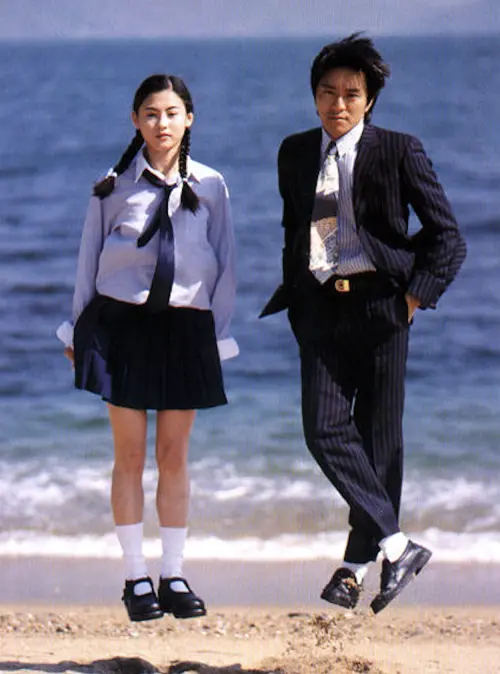 ▲張柏芝（左）第一部電影《喜劇之王》就被周星馳（右）力捧當主角，可惜在台灣的票房出乎意料的不理想，連片商都詫異。（圖／摘自HKMDB）