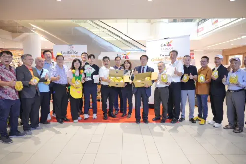 台南鳳梨首登馬來西亞　黃偉哲旋風訪檳城推廣