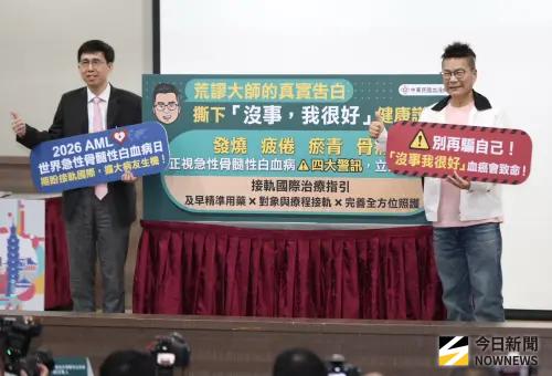 ▲沈玉琳（右）吵著出院後要馬上開工，對此主治醫師侯信安（左）表示，一般會建議病人在治療療程告一段落後，可以回歸正常生活、工作，然後適度休息。（圖／記者朱永強攝）