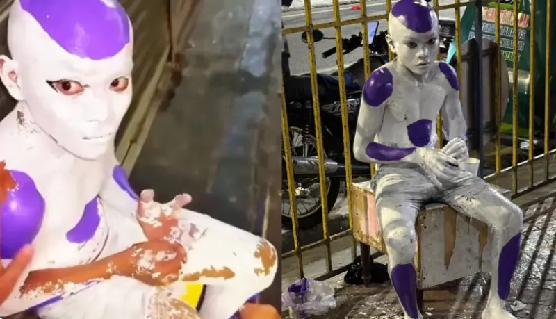 菲律賓男童cos弗利沙下場慘！母用乳膠漆塗全身洗不掉　危險性曝