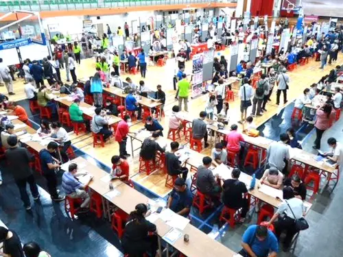 ▲高雄市政府勞工局舉辦薪動高雄職得幸福大型徵才活動。(圖／高雄市政府勞工局提供)