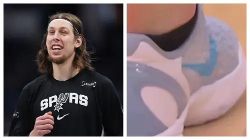 影／沒想到會上場！馬刺老將竟「穿短襪」亮相　主播、球評全笑翻