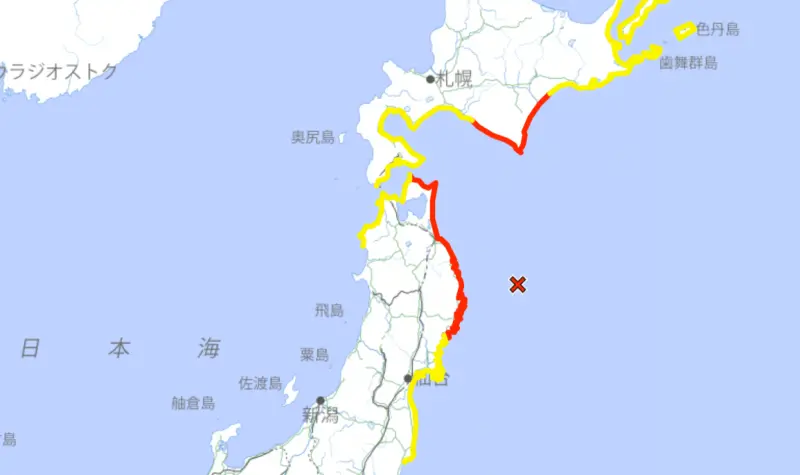 日本青森7.5強震！岩手縣觀測到80公分海嘯　氣象廳：漲潮更危險