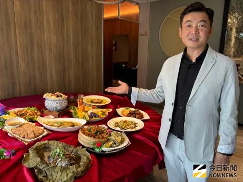 ▲台中市范頭家客家餐廳，以「旅途記憶入菜」為主軸，推出全新母親節限定合菜，(圖／記者金武鳳攝，2026.4.20)