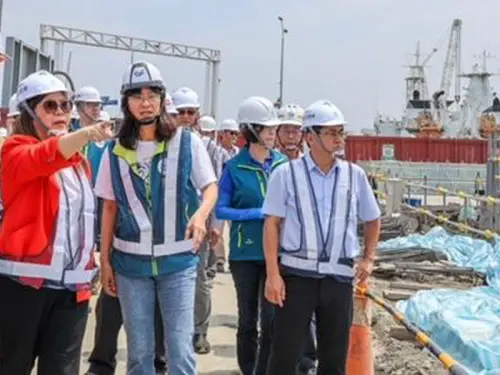 堅守工安與環境品質！海洋委員會主委管碧玲視導合署辦公廳舍工程
