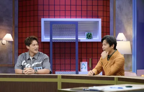▲孫協志（右）與許孟哲（左）暢聊5566經歷。（圖／東森超視提供）