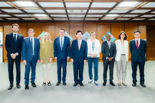 接待法國副參議長孟岱立訪團　林佳龍：感謝支持台海和平穩定