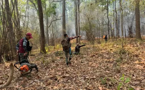 野火燒不停！阿努廷親赴清邁救火　祭出「無塵室」與無人機滅火