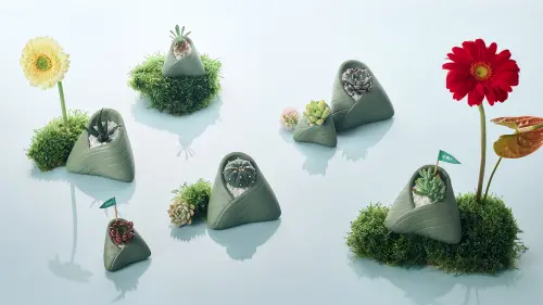 ▲粽型植栽-粽點盆（圖／品牌提供）