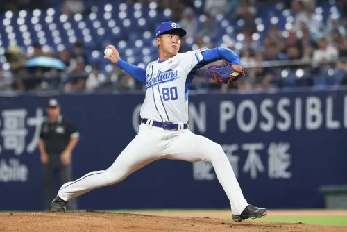 ▲富邦悍將游霆崴先發交手樂天桃猿，目標本季首勝。（圖／富邦悍將提供,2026.4.22）