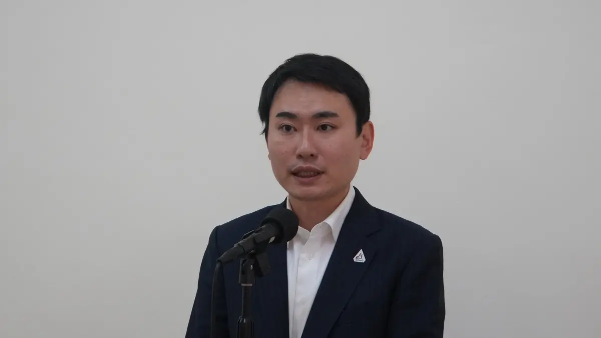 ▲陳冠廷表示，美方措辭相當嚴厲，明確劍指以國民黨主席鄭麗文為首的國民黨親中強硬派。（圖／記者呂炯昌攝，2026.04.22）