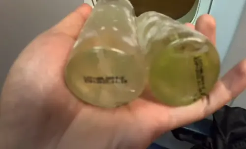 帶恆河水回台灣！瓶底長「不明物體」萬人嚇壞　他飛回印度倒掉了