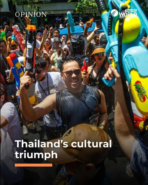 潑水節結束泰國賺破303億泰銖　粉專揭文化勝利關鍵