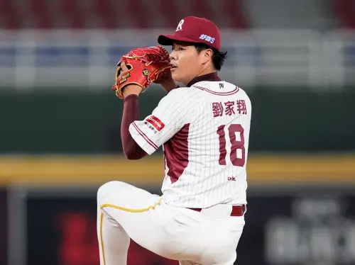 ▲樂天桃猿劉家翔今日先發交手統一獅，目標替球隊搶下3連勝。（圖／樂天桃猿提供,2026.4.22）