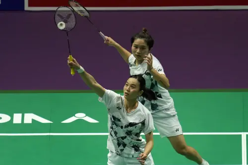 ▲許雅晴、林琬清女雙組合參加2024年優霸盃。（圖／美聯／達志影像）