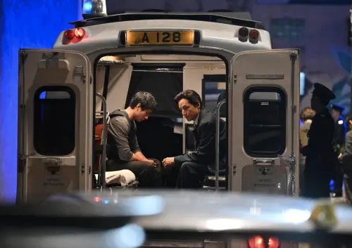 ▲劉俊謙（左）和吳彥祖（右）在《寒戰1994》有精彩對手戲。（圖／華映娛樂提供）