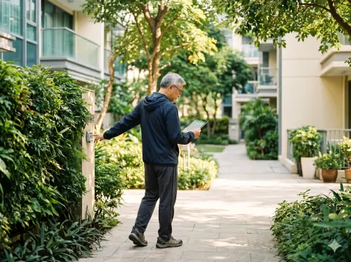 ▲最好的「防老特效藥」！設施管理員每天的巡視任務，強度就如同散步般輕鬆，讓長輩在呼吸新鮮空氣的同時，也能維持基本肌耐力，體力負荷剛剛好。（示意圖／Gemini製圖／NOWNEWS 監製）