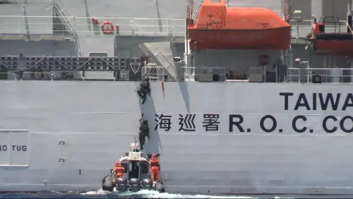 巧合？美菲南海聯合軍演　管碧玲登太平島視導「南援九號」操演